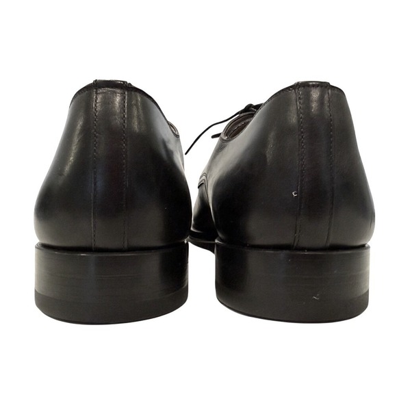 Magnanni Pardo Derby Oxfords Black Leather Men's 13‎ Dress Shoe Quiet Luxury - Picture 5 of 10